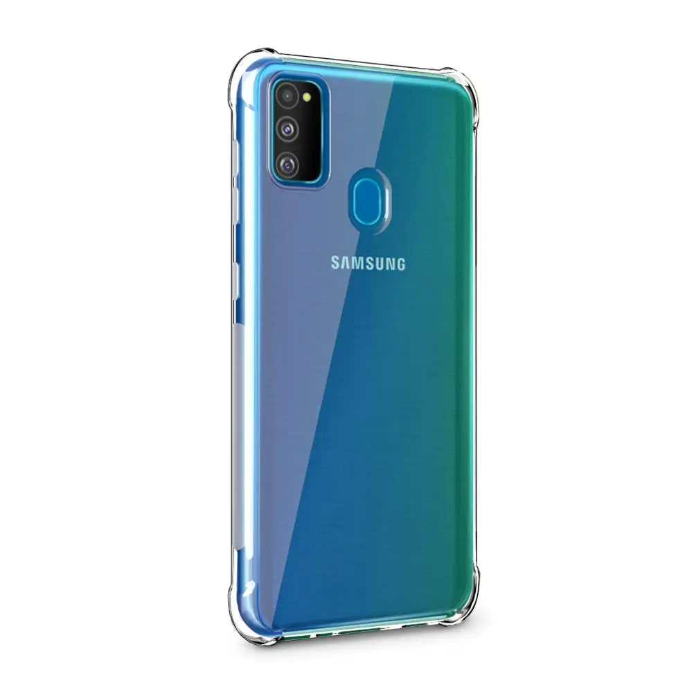 Роскошный противоударный Прозрачный чехол для подушки безопасности samsung Galaxy M30S