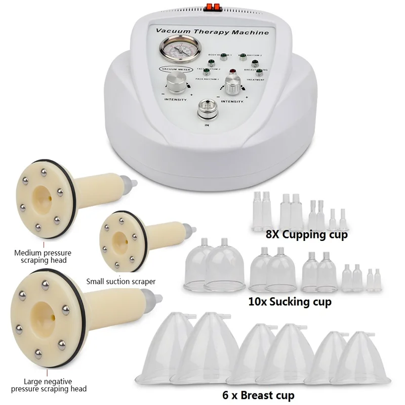 

Miruoou Vacuum Pump Increase Breast Enhancer Vacuum Therapy Body Massage Machine