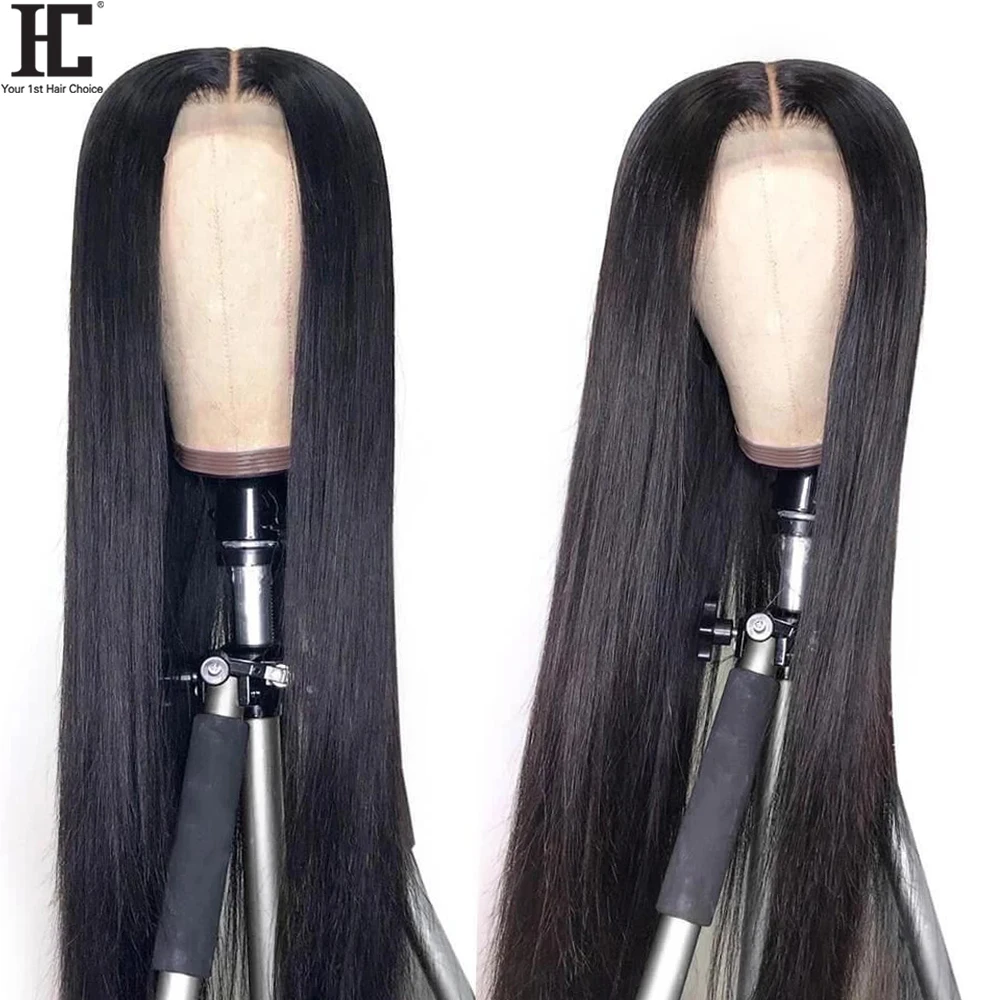 Pelucas de cabello humano con encaje, peluca de cabello humano brasileño liso 150% 13x1 con malla frontal prearrancada, Remy, parte media, peluca de encaje de 8 ~ 28 pulgadas