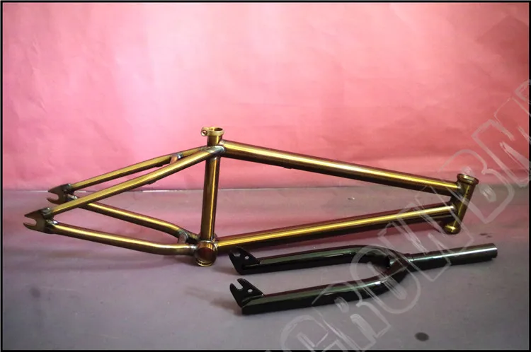 chrome bike frame