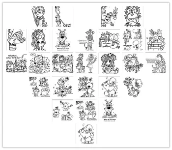 

10x8 animal Transparent Clear Silicone Stamp/Seal for DIY scrapbooking/photo album Decorative card making