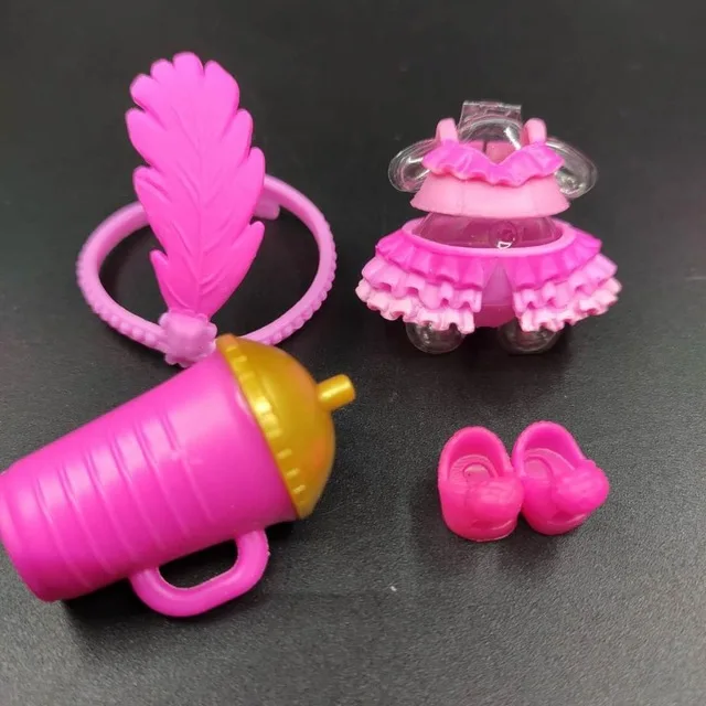 L.O.L. SURPRISE 1 Set Original Clothes Shoes Bottles Accessories Dress Suit for LOL 8 cm Big Sister Dolls Unicorn Outfit Kid Toy 22
