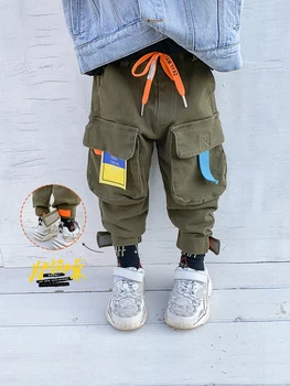 

Children Overalls Boys Spring and Autumn Korean Children's Clothing Baby 2020 New Western Style Casual Pants Boy Spring Pants