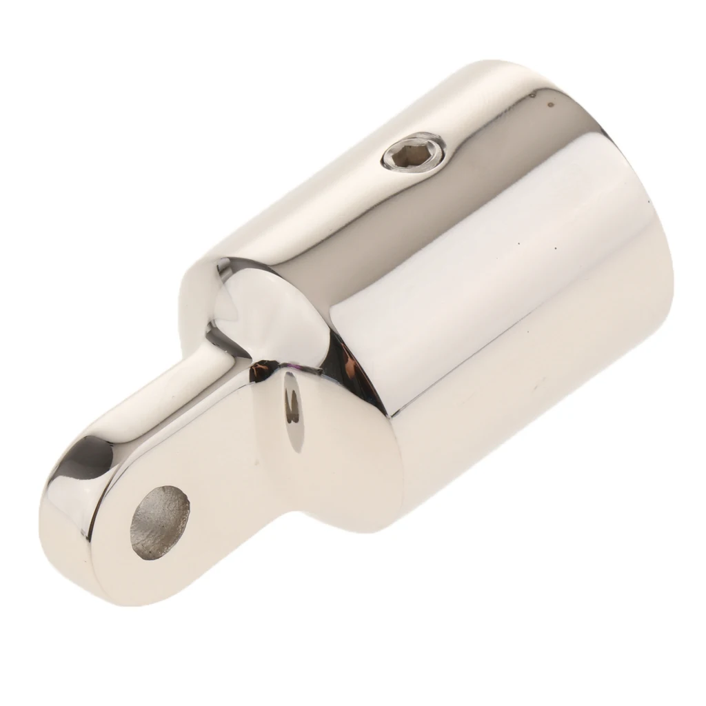 7/8 inch Boat Hand Rail Center Stanchion Stainless Steel - Top Cap Fitting Boat Marine Stainless Steel Universal for Boat