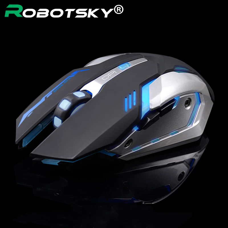 Новая D9 игровая беспроводная мышь, профессиональная 6 кнопок, поддержка 2000 dpi, эргономичная подсветка, Офисная мышь для настольного компьютера, ноутбука