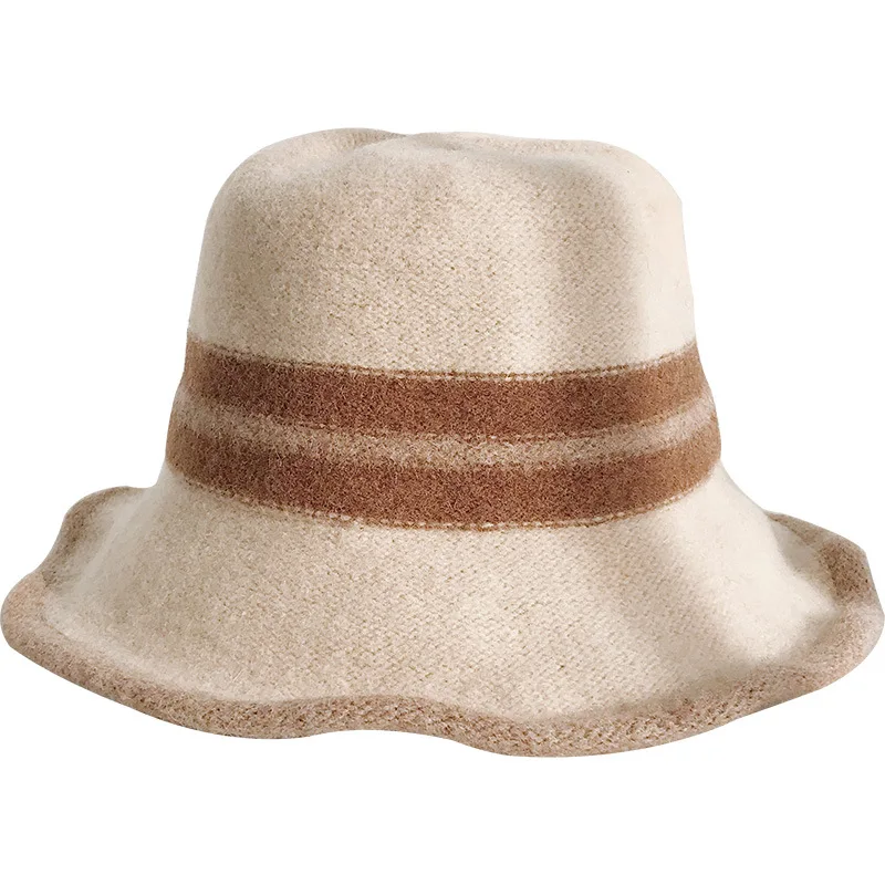 Big Brime Bucket Hat Panama Women Men Winter Sun Hat For Girl Fashion Outdoor Hip Hop Cap Men Panama Keep warm