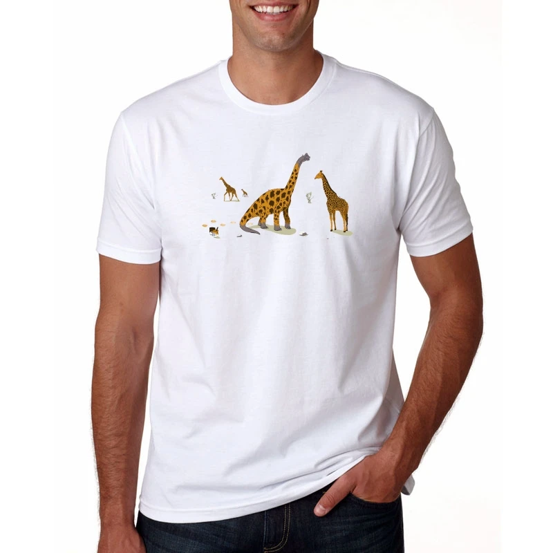 Origami Brontosaurus dinosaurio camisa de cuello largo Brachiosaurus animal  Jurásico linda camisa mujer Tee para hombre Tshirt D601| | - AliExpress