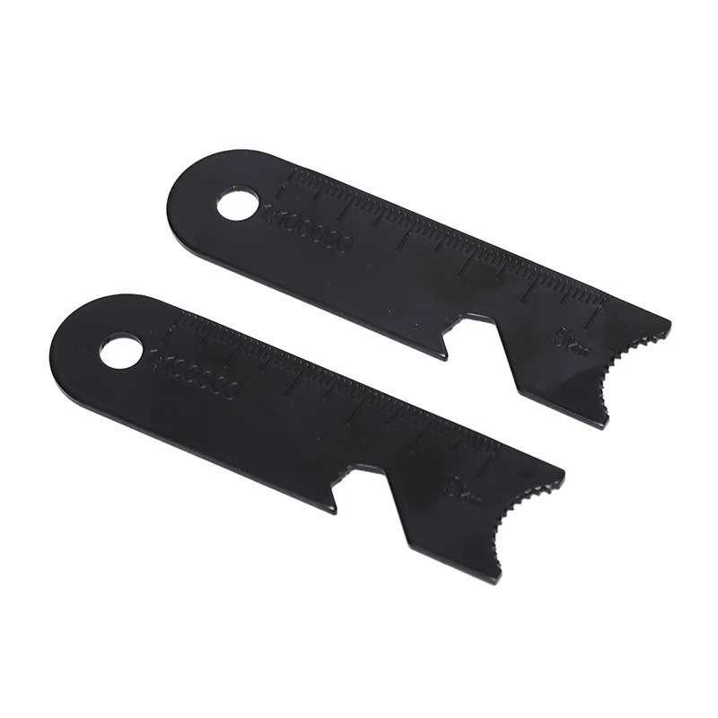 Outdoor Flint 2 Flint Scrapers Black Multi-function Scraper for Flint Opener Scraper