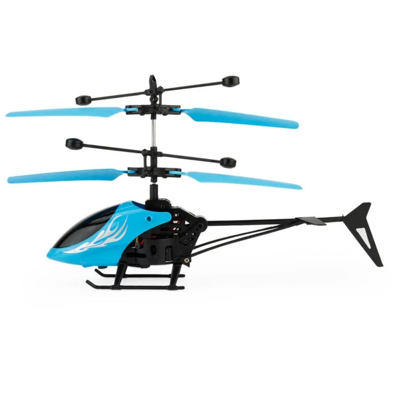 Мини радиоуправляемые Инфракрасные Индукционные вертолеты, Детские авиационные игрушки, мини-вертолет с usb-кабелем для зарядки, детский подарок - Цвет: KS0093L