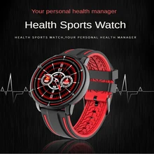 Fashion sports smart watch full circle full touch screen multi-dial switch IP68 waterproof trendy male heart rate watch K3