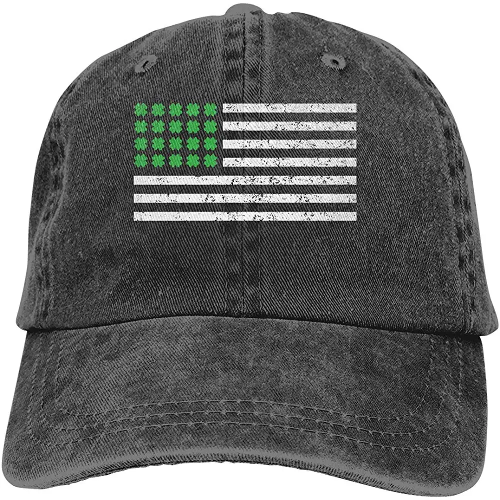 День Святого Патрика, ирландский американский флаг, унисекс, вареная джинсовая бейсболка, Спортивная Кепка, регулируемая задняя застежка, Кепка водителя грузовика