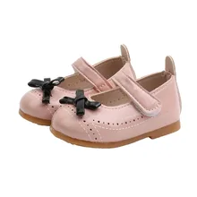 COZULMA/Весенняя повседневная обувь принцессы с бантом-бабочкой для маленьких девочек; детская обувь на плоской подошве; детская обувь на мягкой подошве с вырезами; размеры 15-25