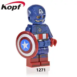 Одиночная продажа Супергерои Мстители 4 эндигра Капитан Америка, соколиный глаз Chatauri Loki строительные блоки подарок для детей игрушки XH 1271