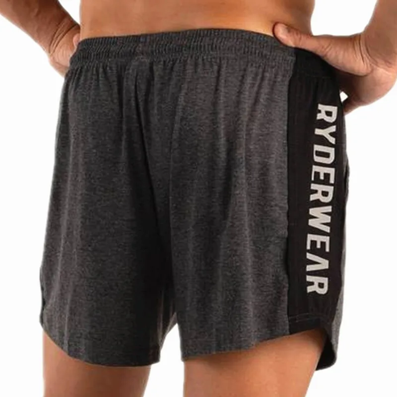 Deals 2019 Men Summer fitness Bodybuilding Shorts Joggers Quick-drying Stitching Shorts Male Fashion Casual high quality Sweatpants