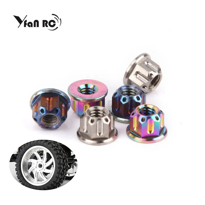 

4 Pcs D1RC original Titanium alloy Steel Self-locking Nut Lock Nut Locknut Slip Hex Nut Free Shipping