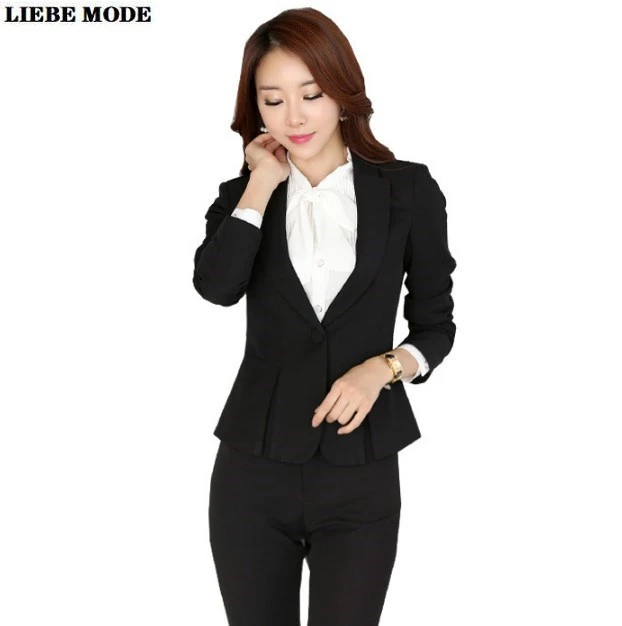 plus size trousers suits