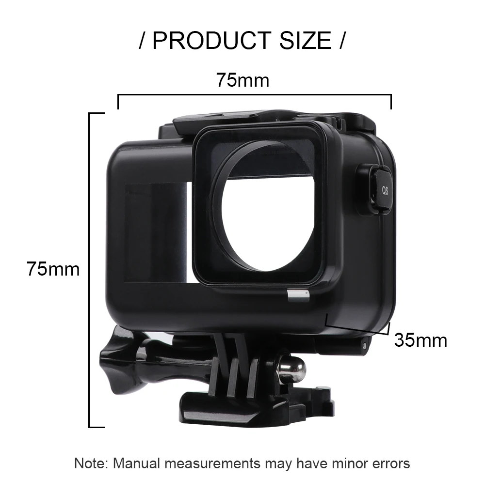 DJI Osmo Action 61 м черный водонепроницаемый чехол для дайвинга защитный корпус для DJI Osmo Action Sports camera Аксессуары