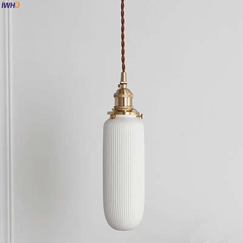 Nordic Style Ceramic Pendant Lights Fixtures Bedroom Dinning Living Room Light Modern LED Pendant Lamp Lighting Luminaire (25)