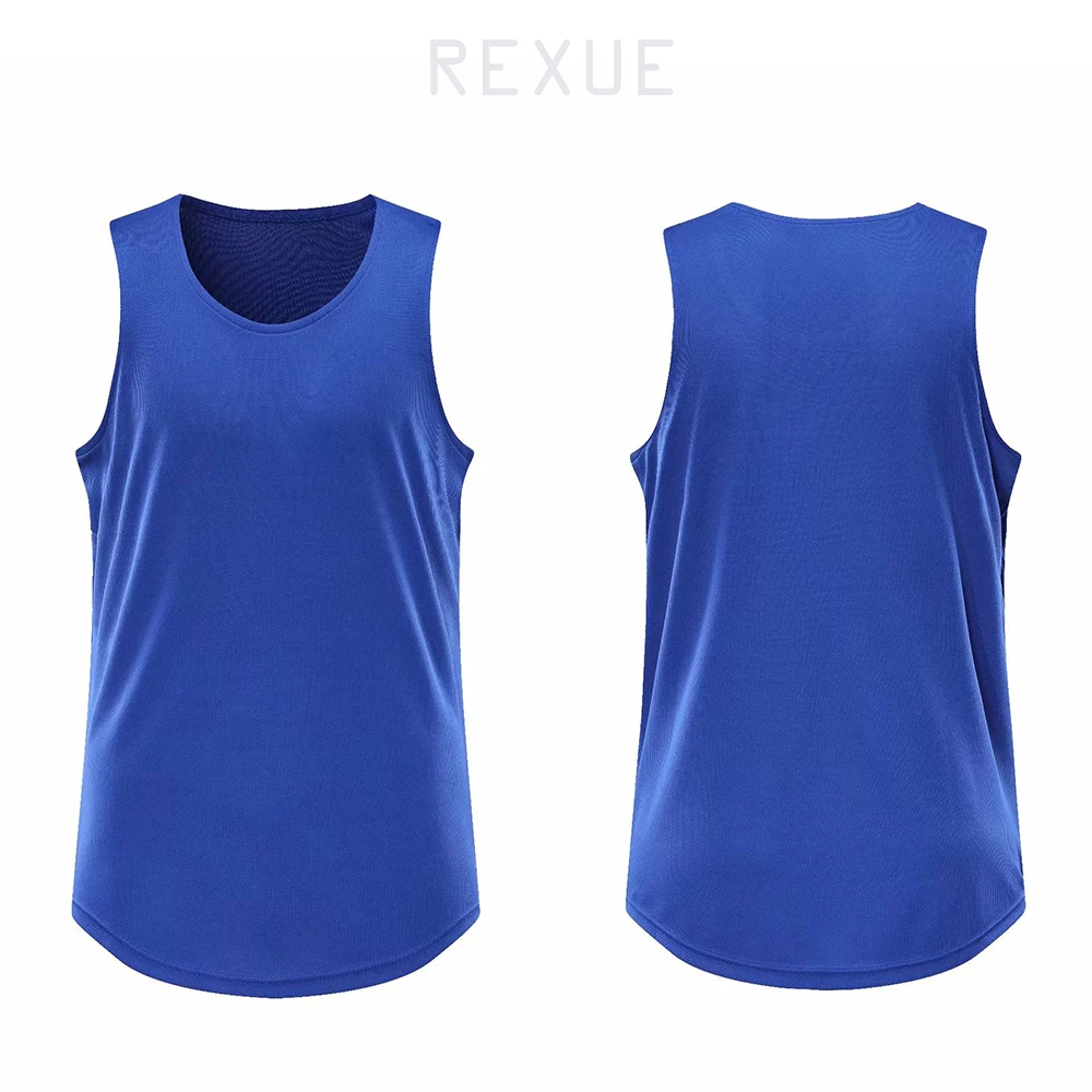 Navy blue Баскетбольные майки для колледжа, мужские майки без рукавов, баскетбольные майки, майка, футболка для пробежки, тренировочная команда, спортивные дышащие, опт - Цвет: Navy blue