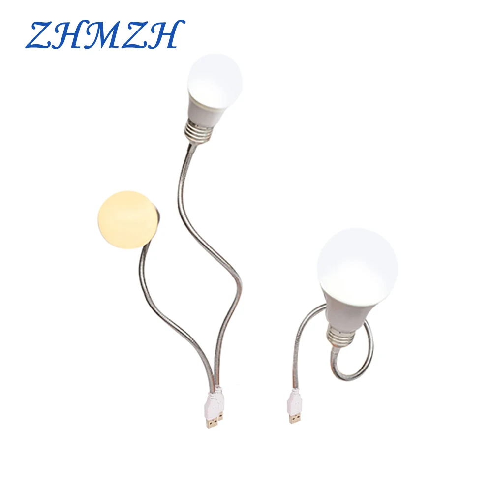 

ZHMZH USB LED Lamp Bulb Bubble Ball Bulbs PVC Portable Emergency USB Light Work With Power Bank Notebook For Camping Tent 3W 10W