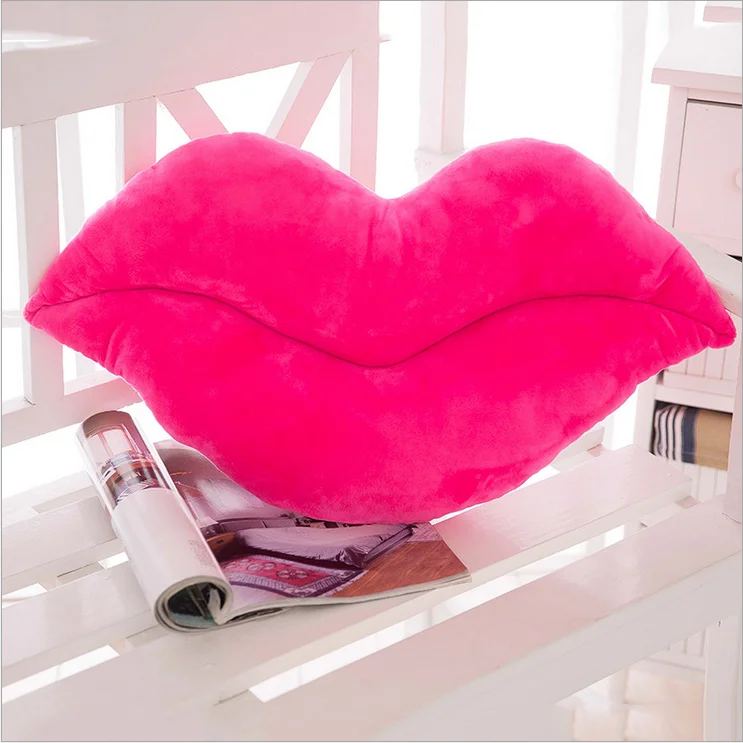 Sexy Red Lips Big Lips pillow Cushion Lovely Creative New plush Toys Festival gift Cute pillow