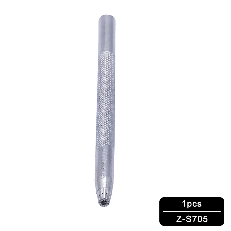 1Pcs S705 MIUSIE, 1 шт., инструмент для печати кожи, сплав, резьба, изготовление, ремесло, штампы, скульптура, печать, сделай сам, металлическая кожа, рабочее седло - Цвет: 1Pcs S705