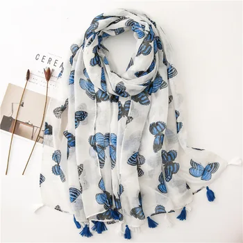

Luxury brand Fashion Print silk scarves 2020 New Autumn and winter Lady quality beach Cotton shawl women's cotton material scarf
