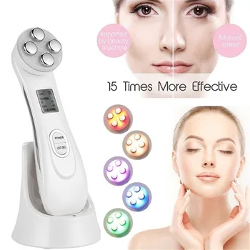 

5-in-1 Beauty Skincare Facial Massager Facial Beauty Machine with EP MP LED EMS RF Multi-function Facial Massager Treatment