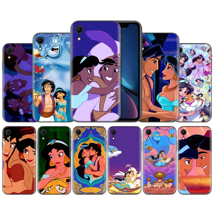 

Aladdin Jasmine Pattern Ultra-thin TPU Silicone Soft Case Cover for iPhone X XS XR XS 11 11Pro Max 7 8 6 6S 5 5S 5C SE Plus Case