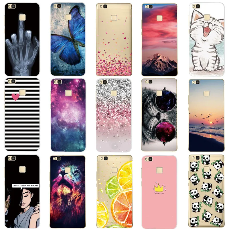 

For Cover Huawei P9 Lite Case Cute Animal Silicon Soft TPU for Funda Huawei P9 Lite Case 2016 P9 P9Lite Phone Back Cases