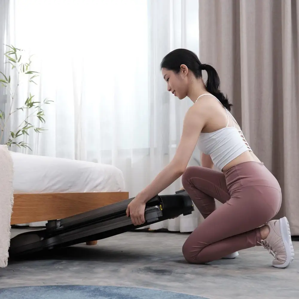 Xiaomi Mijia WalkingPad C1 версия из сплава смарт-приложение управление складная прогулочная площадка мини ультра-тонкая прогулочная фитнес-машина