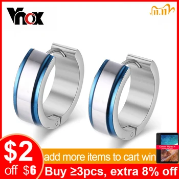 

Vnox Small Stainless Steel Hoop Earring Stainless Steel Earings for Women Men