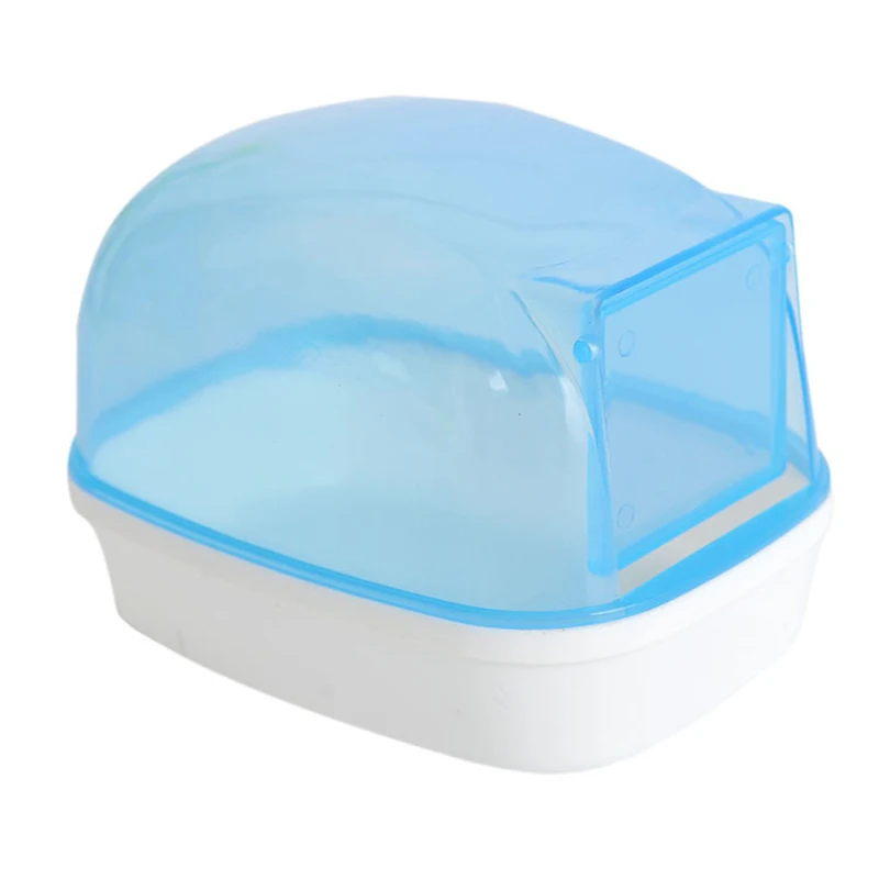 

Chinchilla Bath Pool Pet Sand Bathroom Shower Hamster Toilet Bathtub 12*9*9 Cm