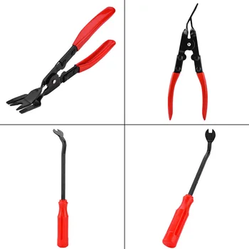 

13 X Plastic Car Radio Door Clip Panel Trim Dash Audio Removal Pry Kit Tool Set