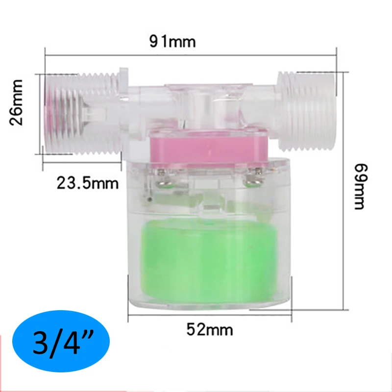 Transparent Side Inlet Builtin/inside Mounted Automatic Float Valve