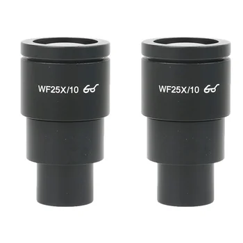 

2PCS Agnicy WF25X Stereo Microscope Wide-angle Eyepiece Large Field of View High Eye Point 25x