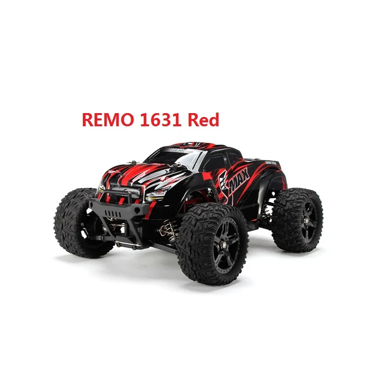 REMO 1631 1/16 2,4G 4WD матовый внедорожный монстр грузовик SMAX RC радиоуправляемые игрушки с радиопередатчик RTR - Цвет: Красный