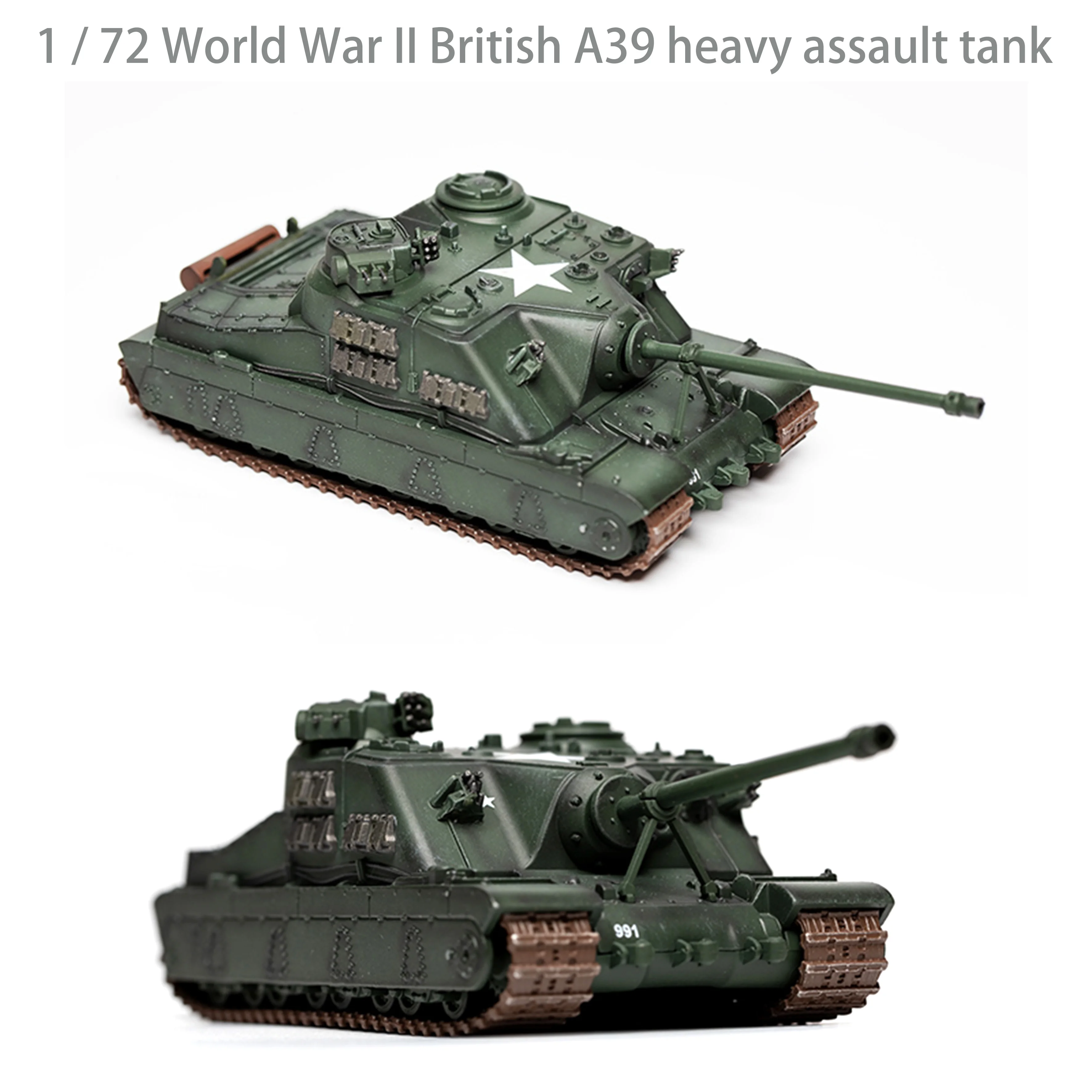 

1 / 72 World War II British A39 heavy assault tank American painting Finished product collection model