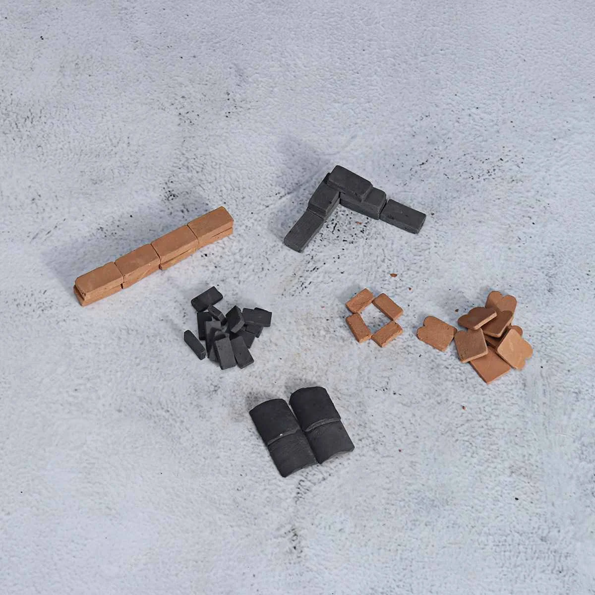 6 стилей DIY весы строительные блоки крошечные кирпичи набор миниатюрные кукольный домик игрушки Кирпичи Детские развивающие игрушки Модель Строительный набор