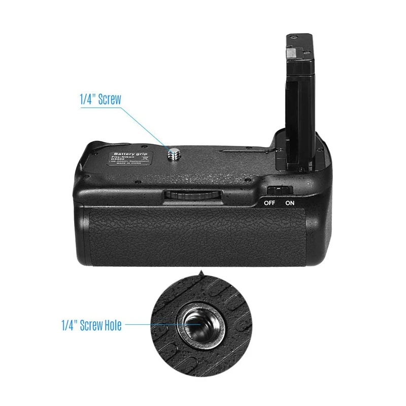 Вертикальный Батарейный держатель для Nikon D5500 D5600 Dslr камеры En-El 14 на батарейках с ИК-пультом дистанционного управления