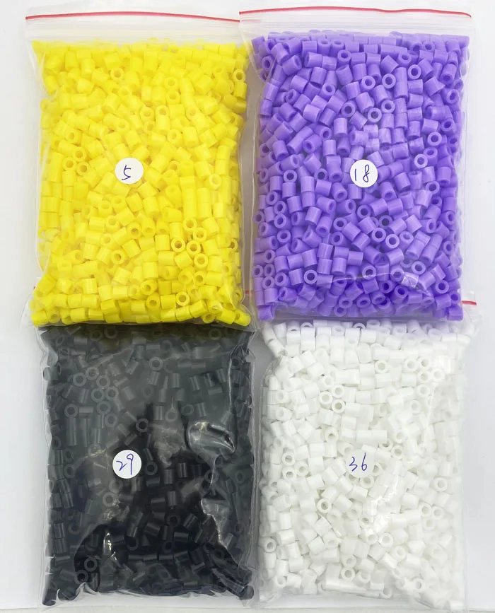 Rainbow Mix Iron Beads Craft Kit - 2000 Pieces for Creative Kids' Projects