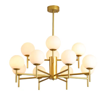 

Nordic living room chandelier modern minimalist bedroom dining room lamp creative personality magic bean molecular chandeliers