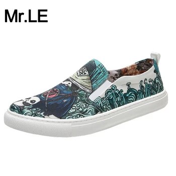

Casual Shoes Men Canvas Brand Cartoon Animation Designer Luxury High Quality Fashion Men's Leisure Shoes