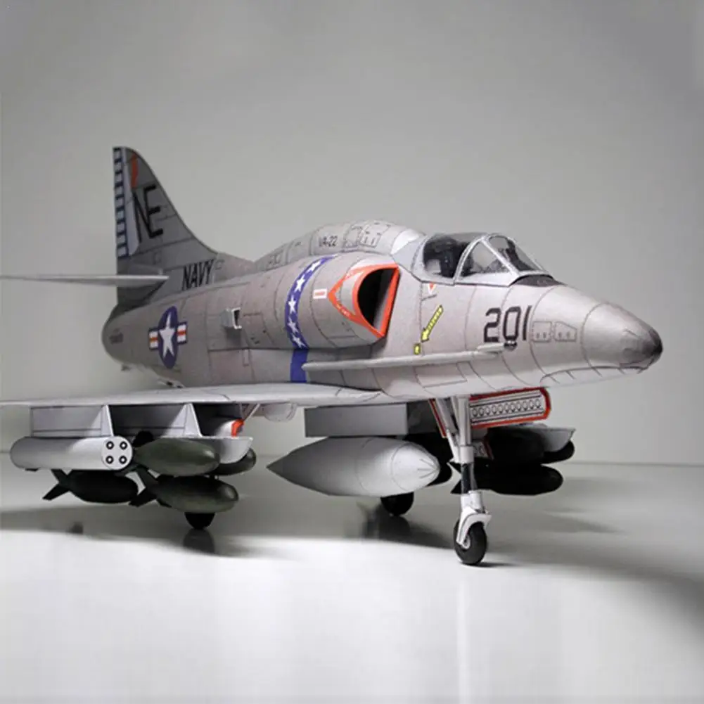 Бумажная модель самолета A-4 год Skyhawk Y4A0 | Конструкторы