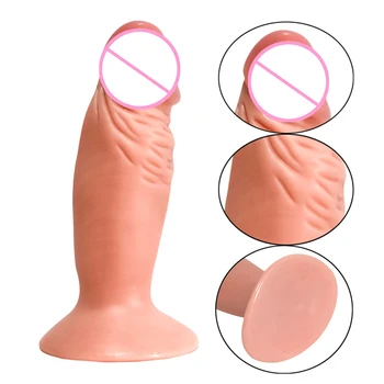 Mini Size Dildo Rubber Penis Women Artificial Giant Long Suction Cup Anal Dildo Fake Penis Dick Toys For Adults 18 Sex Shop 3