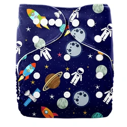 Baby Show – couche ajustable écologique pour enfants de 0 à 3 ans, 2022 lavable et réutilisable, en bambou et charbon de bois, couche imprimée de dessin animé 