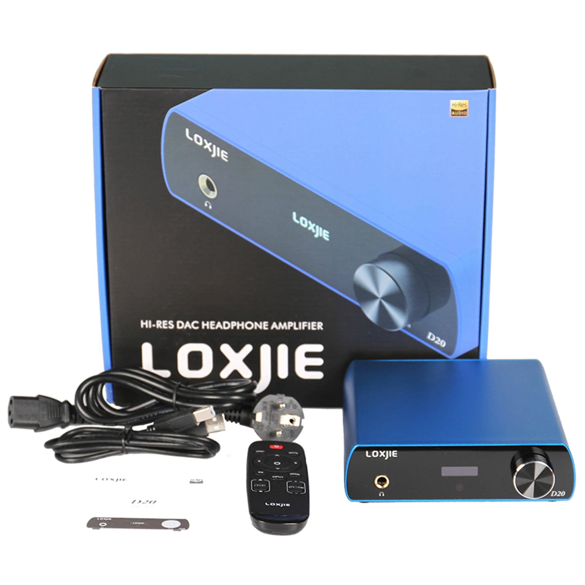 LOXJIE D20 Audio DAC escritorio convertidor de digital a analógico y auriculares Amp Chip AK4497 so