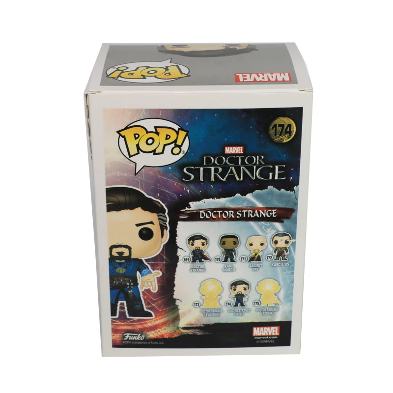 Funko pop Marvel Фильм Мстители Доктор Стрэндж 174# brinquedos фигурка Коллекция Модель игрушки для детей Рождественский подарок