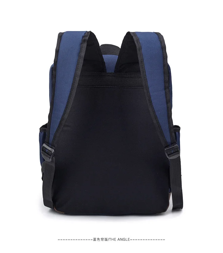 new fashion Leisure high-quality Korean version of solid color academic waterproof Oxford cloth business backpack