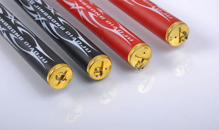 2.1m-3.6m Lure Weight Ultralight Fishing Rod Black Red FRP Travel Fish Rock Carp Feeder Rod Hard Stream Pole Portable Rod